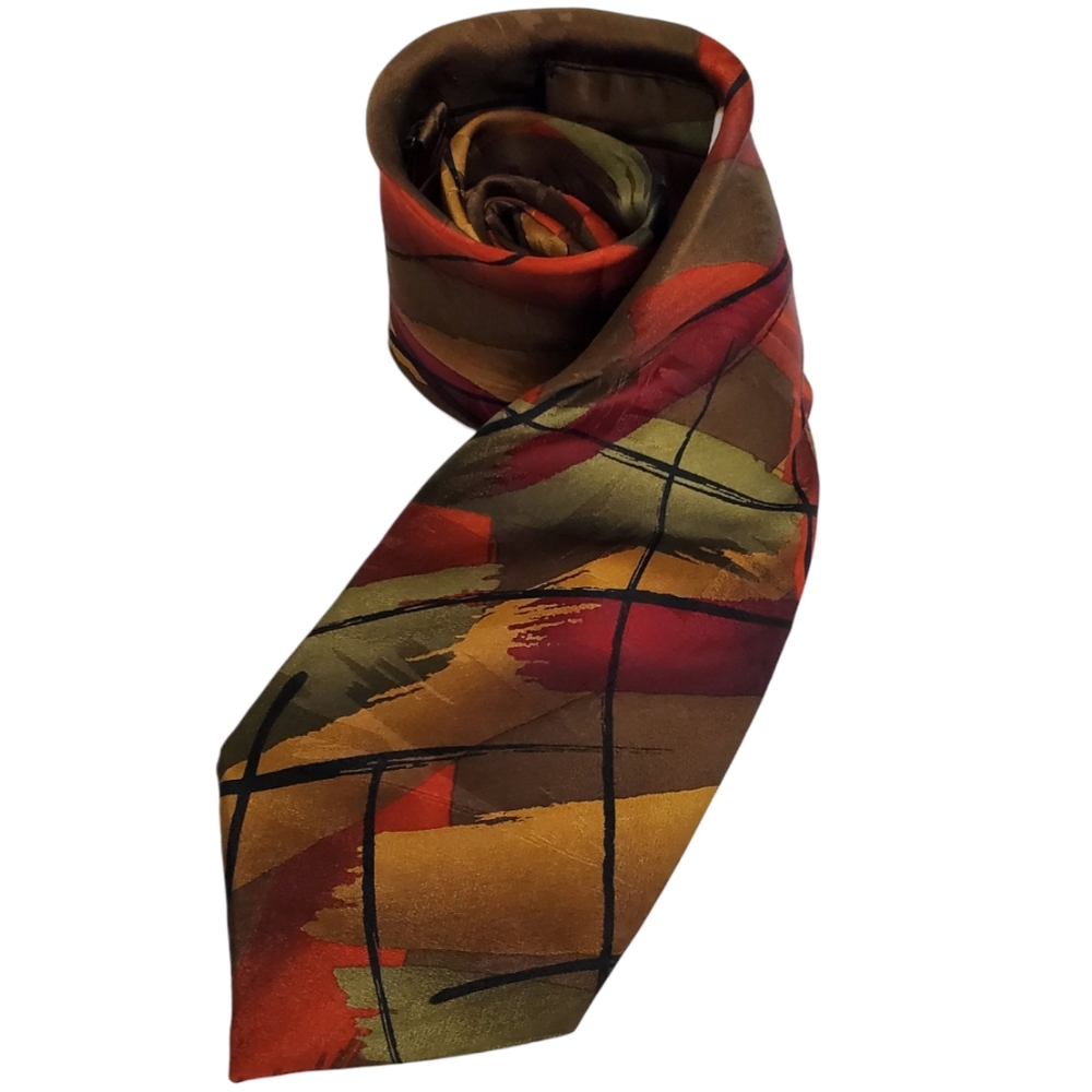 Jerry Garcia 2006 Greek Theater Feet Limited Edition Silk Tie Browns Abstract